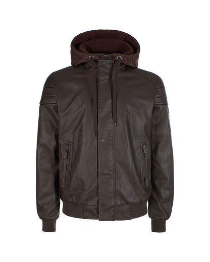 Yes Zee Men's Brown Polyethylene Jacket - M