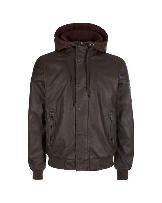 Yes Zee Men's Brown Polyethylene Jacket - M