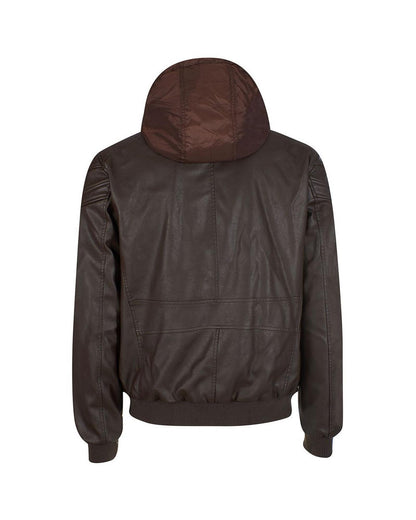 Yes Zee Men's Brown Polyethylene Jacket - M