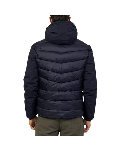 Yes Zee Men's Blue Nylon Jacket - 3XL