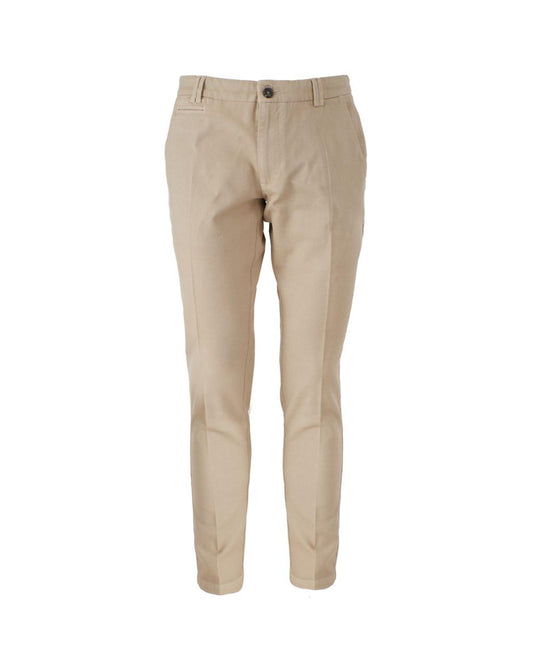 Yes Zee Men's Beige Cotton Jeans & Pant - W30 US