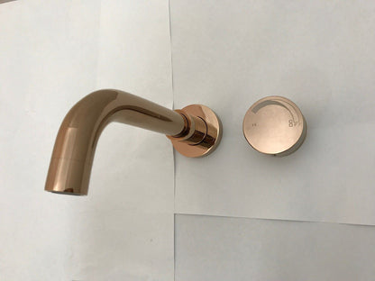 2020 shower Bath Burnished rose gold Gold Progressive Brass wall mixer tap faucet