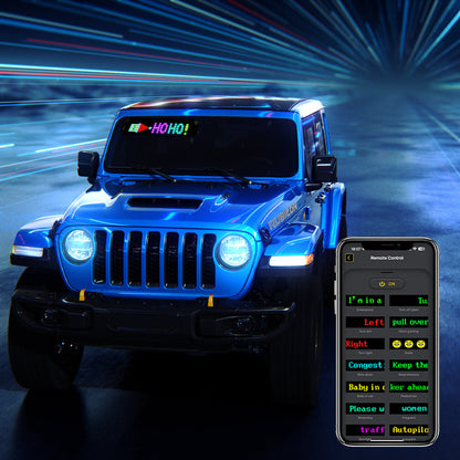 Programmable LED Matrix Panel Flexible Screen IP65 with APP Control 70*173mm