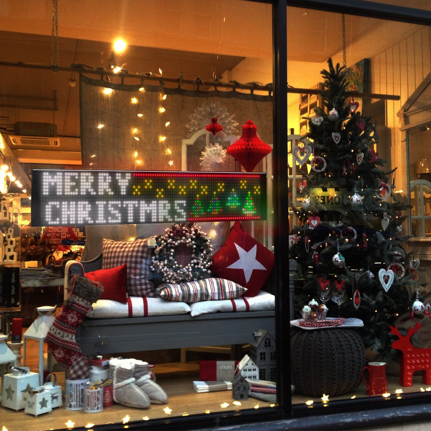 Programmable LED Matrix Panel Flexible Screen IP65 with APP Control 192*898mm