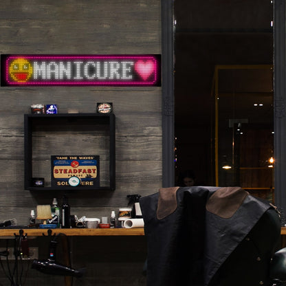 Programmable LED Matrix Panel Flexible Screen IP65 with APP Control 192*898mm