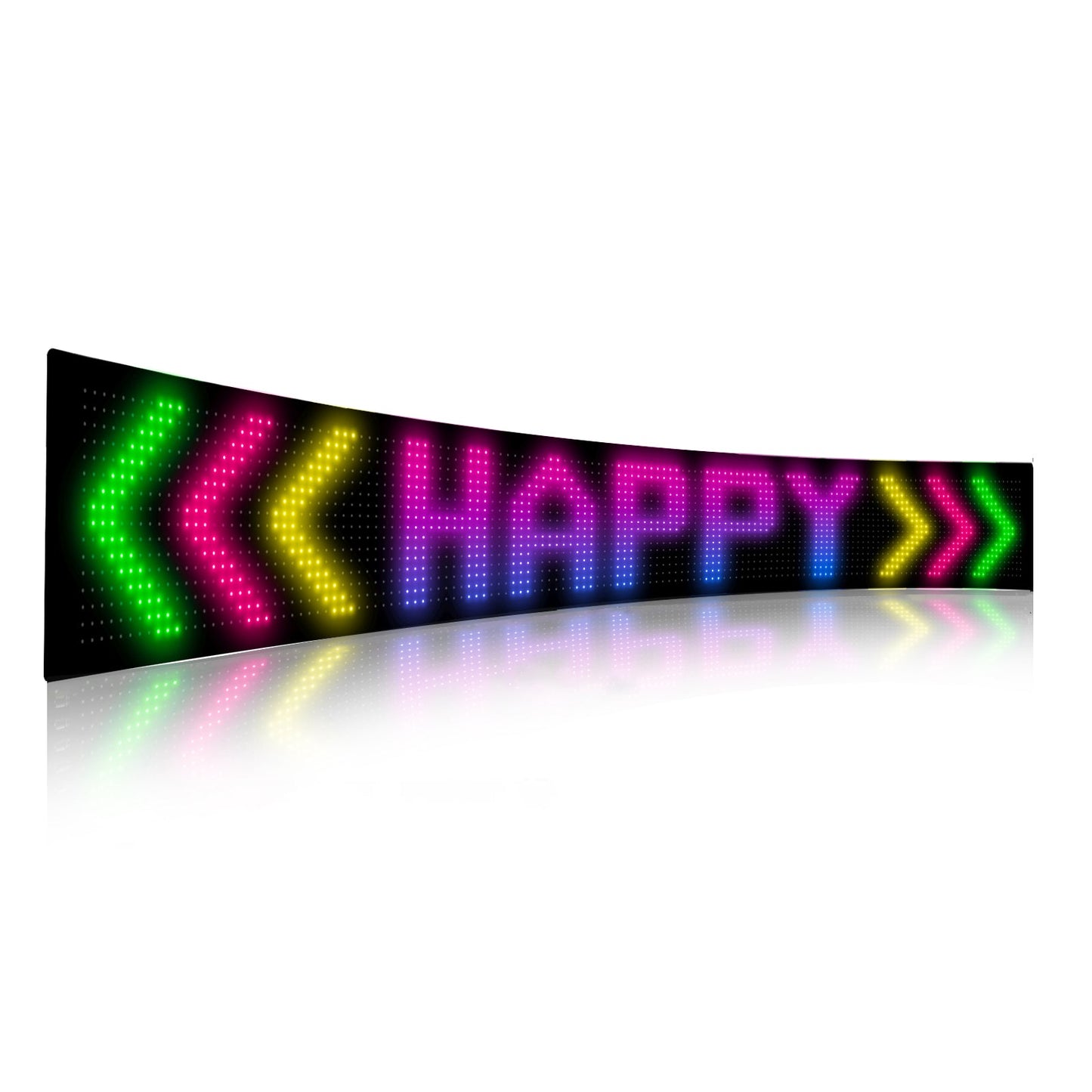 Programmable LED Matrix Panel Flexible Screen IP65 with APP Control 192*1330mm