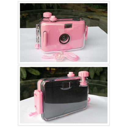 Retro Film Camera For Kids - Waterproof 5M - Flowers Pattern