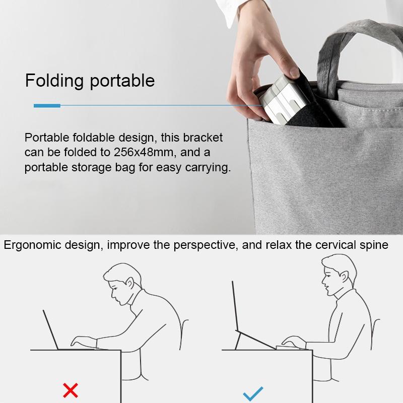 Foldable Aluminum Laptop Stand - Universal