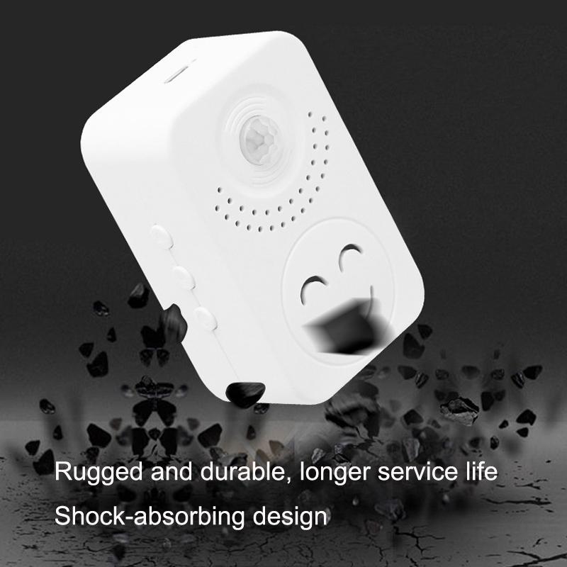 Entrance Voice Broadcaster - Small Horn Sensor For Doorbell Use - Rechargeable Square