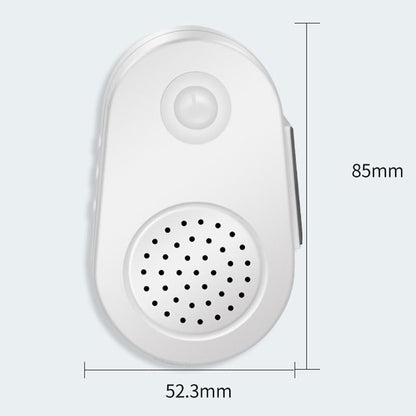 Entrance Voice Broadcaster - Small Horn Sensor For Doorbell Use - Rechargeable Square