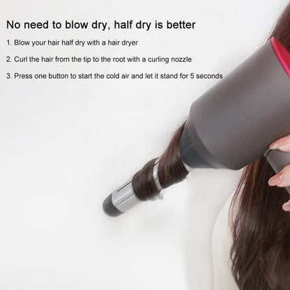 Clockwise Hair Curling Roller For Dyson Hair Dryer - Single