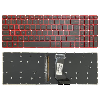 Red Backlit Laptop Keyboard - Us Version - For Acer Nitro 5 An515-41