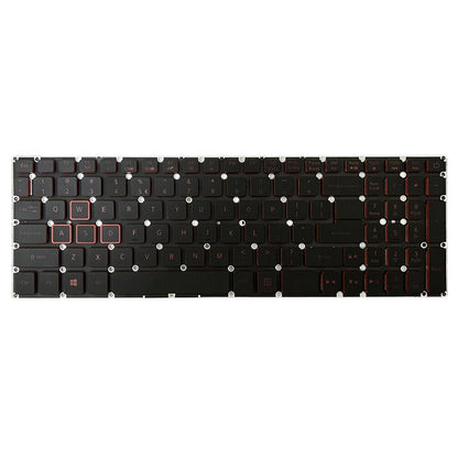 Red Backlit Laptop Keyboard - Us Version - For Acer Nitro 5 An515-41