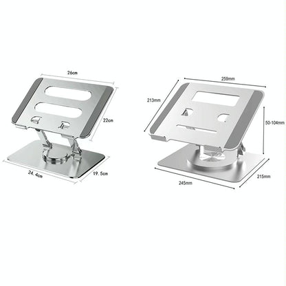 Foldable Rotating Laptop Cooling Stand - Multifunctional