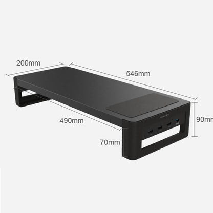 Vaydeer Desktop Monitor Stand With Increased Storage Capacity