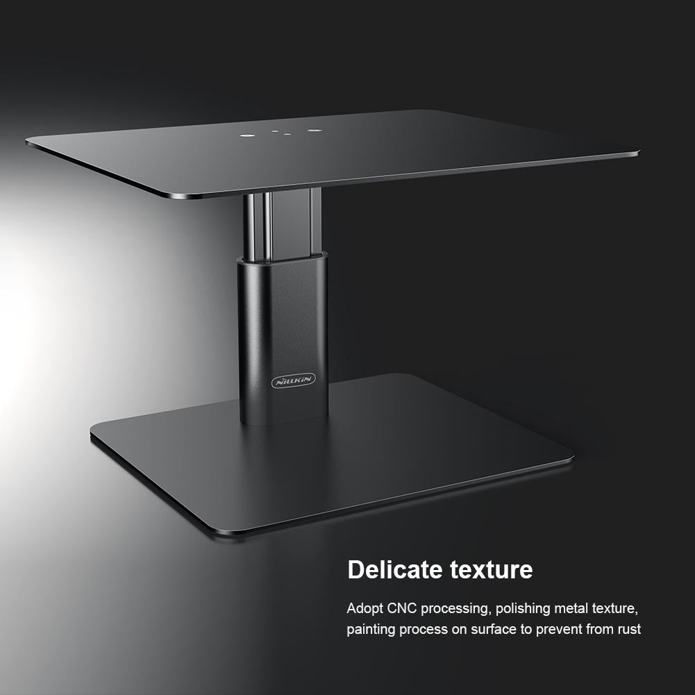 Black Adjustable Desk Stand For Laptop And Monitor - Eda0011511