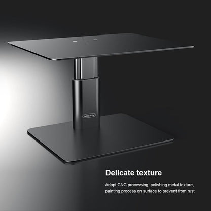 Black Adjustable Desk Stand For Laptop And Monitor - Eda0011511