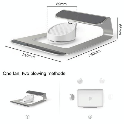 Aluminum Laptop Stand With Cooling