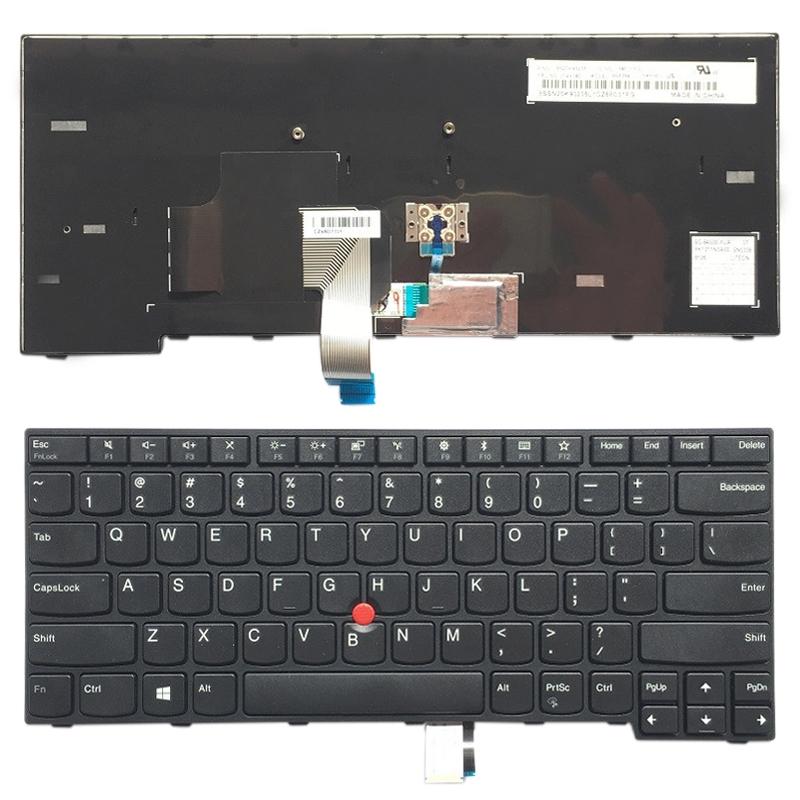 English Laptop Keyboard For Lenovo Thinkpad E470 / E475 With Pointing Sticks