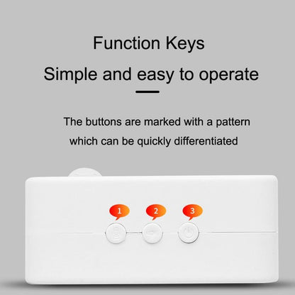 Entrance Voice Broadcaster - Small Horn Sensor For Doorbell Use - Battery Square