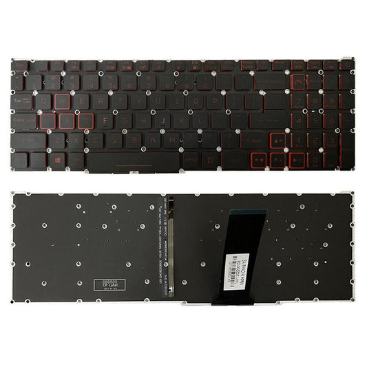 Red Backlit Laptop Keyboard - Us Version - For Acer Nitro 5 An515-43