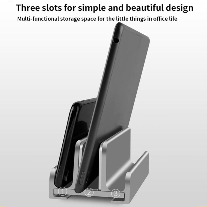 Versatile Aluminum Laptop Tablet Phone Stand - Compact Design