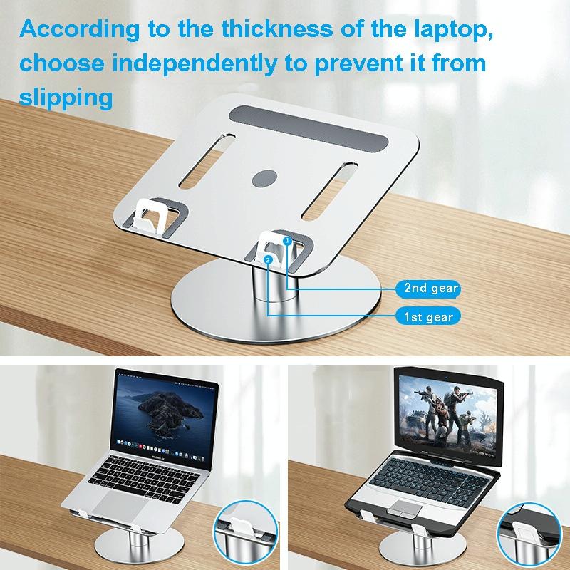 Portable Aluminum Laptop Stand For Better Cooling And Ergonomic Use