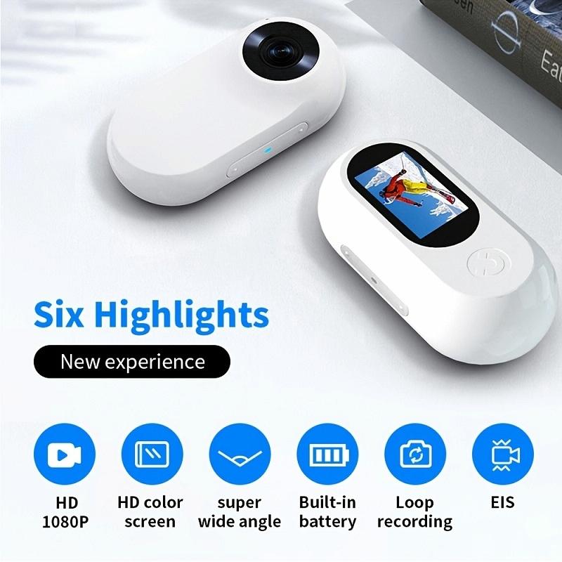 Portable Hd Magnetic Thumb Camera For Outdoor Cycling - Standard