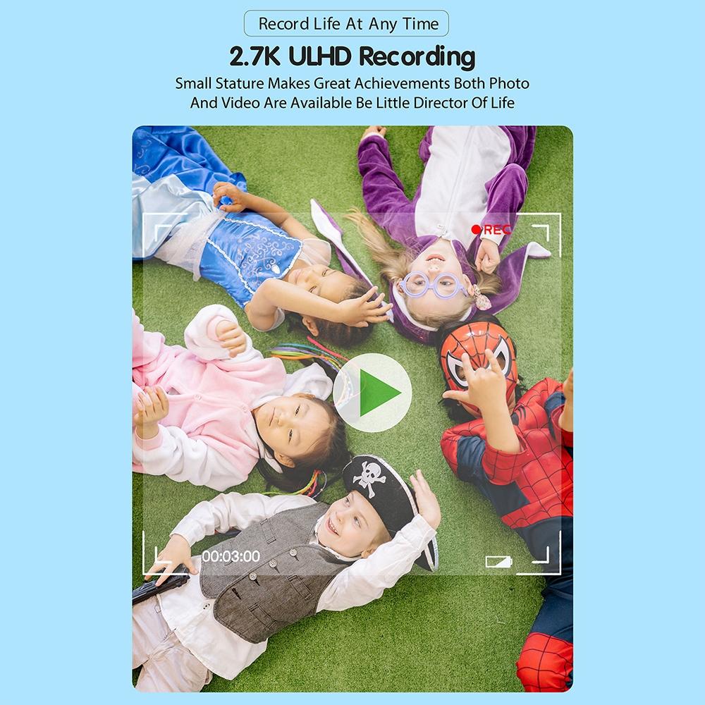 Smart Kids Thermal Camera With Printing Paper - 2.4 - Blue Focus