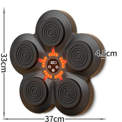 Bluetooth Music Boxing Machine With Wall Mount And Adult Gloves - With Adult Gloves