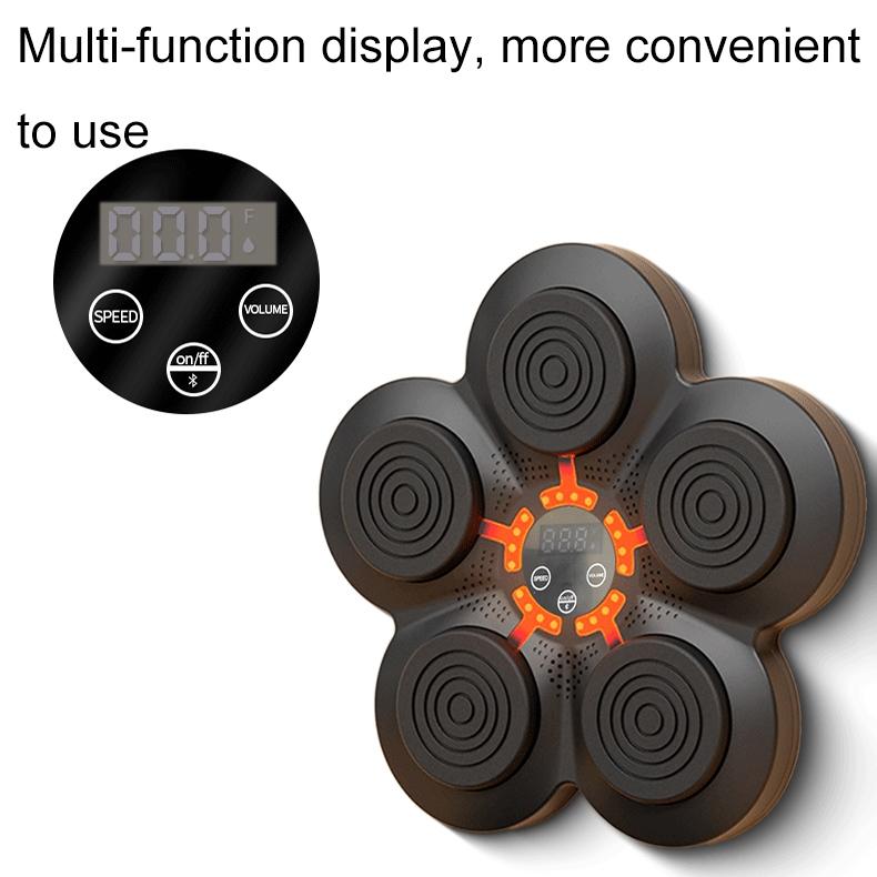 Bluetooth Music Boxing Machine With Wall Mount And Adult Gloves - With Adult Gloves