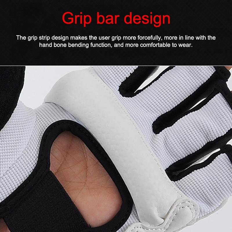 Adult Half Finger Sandbag Training Boxing Gloves - Pu Leather