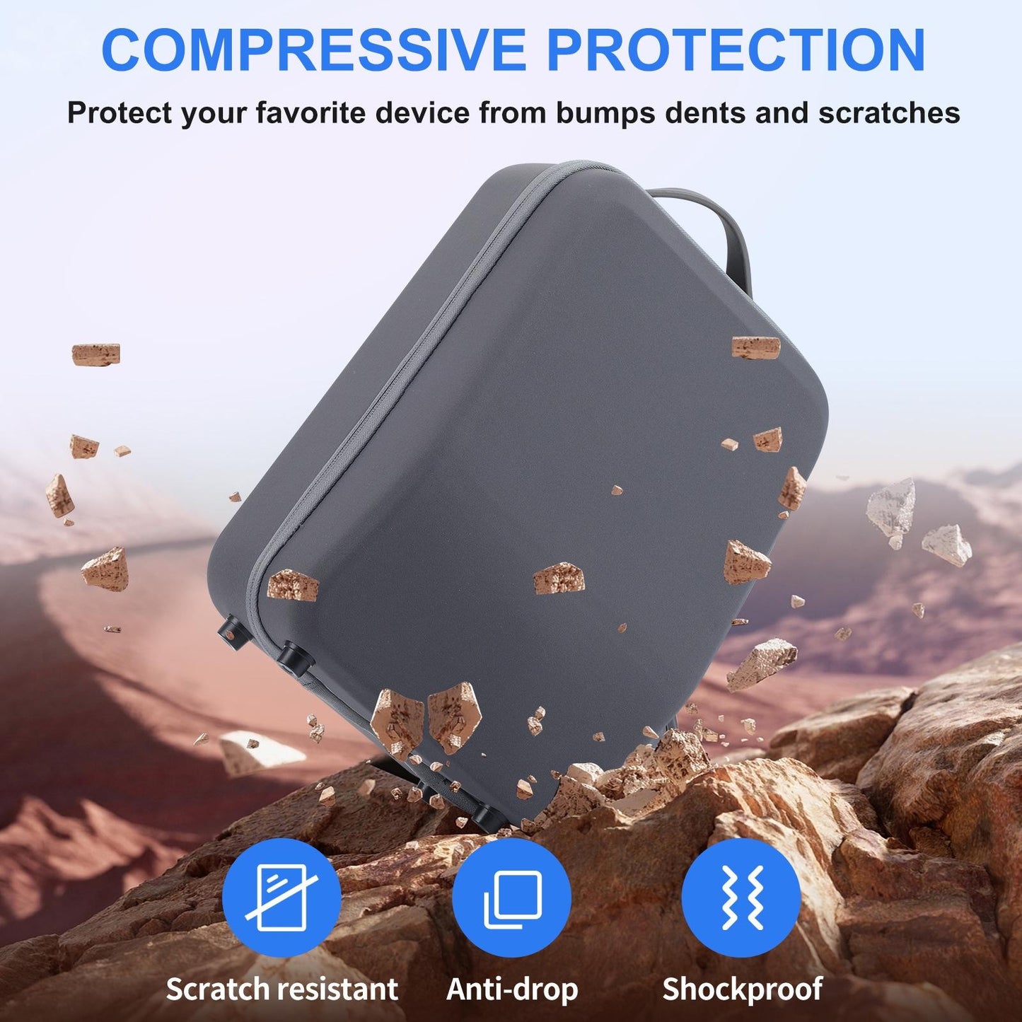 Shockproof Vr Storage Bag With Handle - Anti Pressure