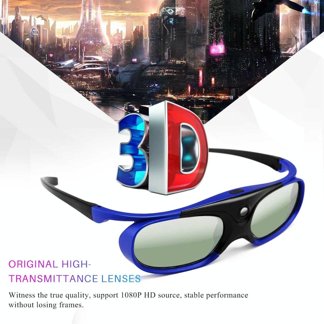 Home Theater 3D Glasses - Active Shutter For Projectors & Tvs