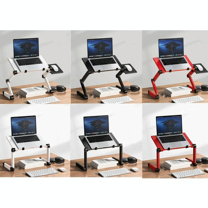 Portable Folding Laptop Desk With Adjustable Height And Storage