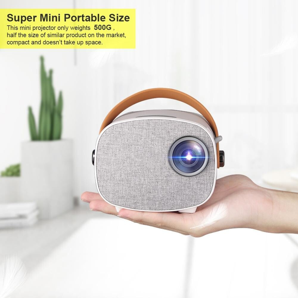 Mini Portable Led Projector For Kids - 1080P Resolution