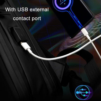 17.3 Silver Gaming Backpack with Hard Shell for Computers