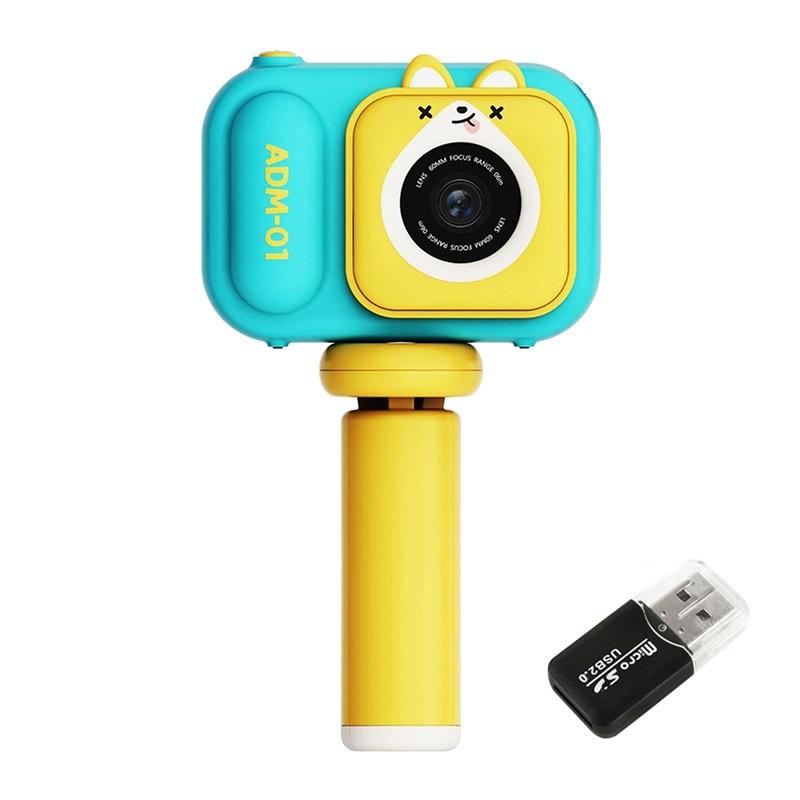 48Mp Dual Lens Kids Digital Camera With 2.4 Ips Screen And 32Gb Tf Card - Blue Fox