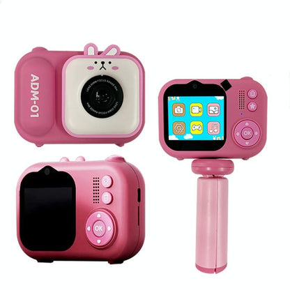 48Mp Dual Lens Kids Digital Camera With 2.4 Ips Screen And 32Gb Tf Card - Blue Fox