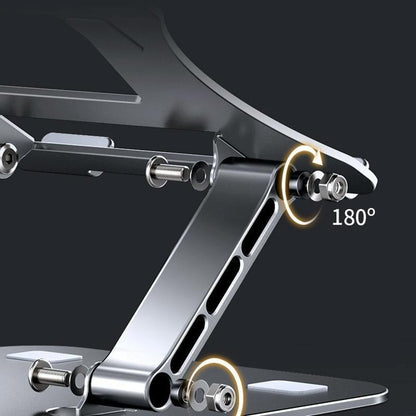 Adjustable Aluminum Laptop Stand - Foldable & Portable