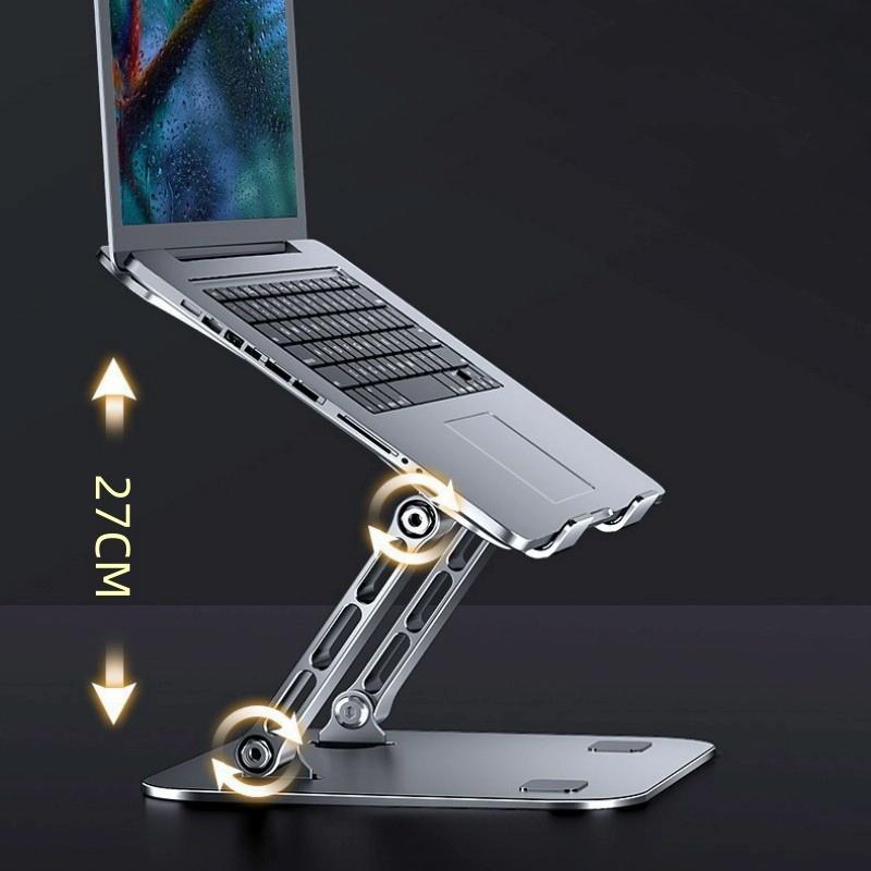 Adjustable Aluminum Laptop Stand - Foldable & Portable