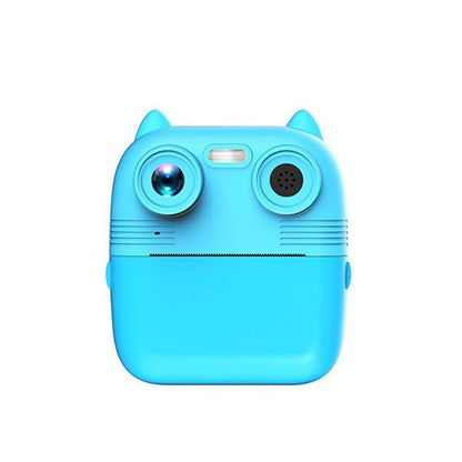 Instant Print Camera With Dual Lens - 2.8 Screen For Kids Blue
