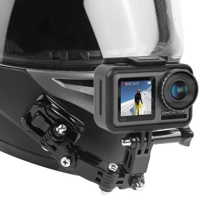 Multi-Joint Arm Mount Set For Cycling Helmets - Compatible With Dji Action Gopro And Other Action Cameras