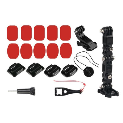 Multi-Joint Arm Mount Set For Cycling Helmets - Compatible With Dji Action Gopro And Other Action Cameras