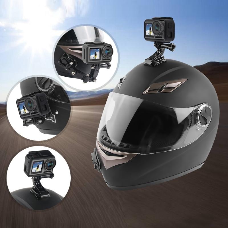 Multi-Joint Arm Mount Set For Cycling Helmets - Compatible With Dji Action Gopro And Other Action Cameras