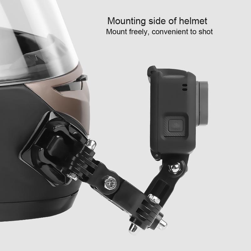 Multi-Joint Arm Mount Set For Cycling Helmets - Compatible With Dji Action Gopro And Other Action Cameras