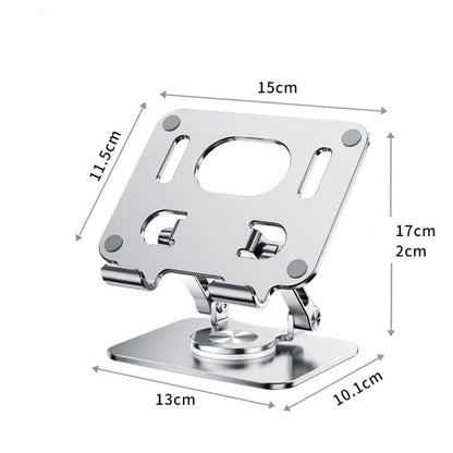 360 Rotation Ergonomic Laptop Stand - Adjustable Height Aluminum