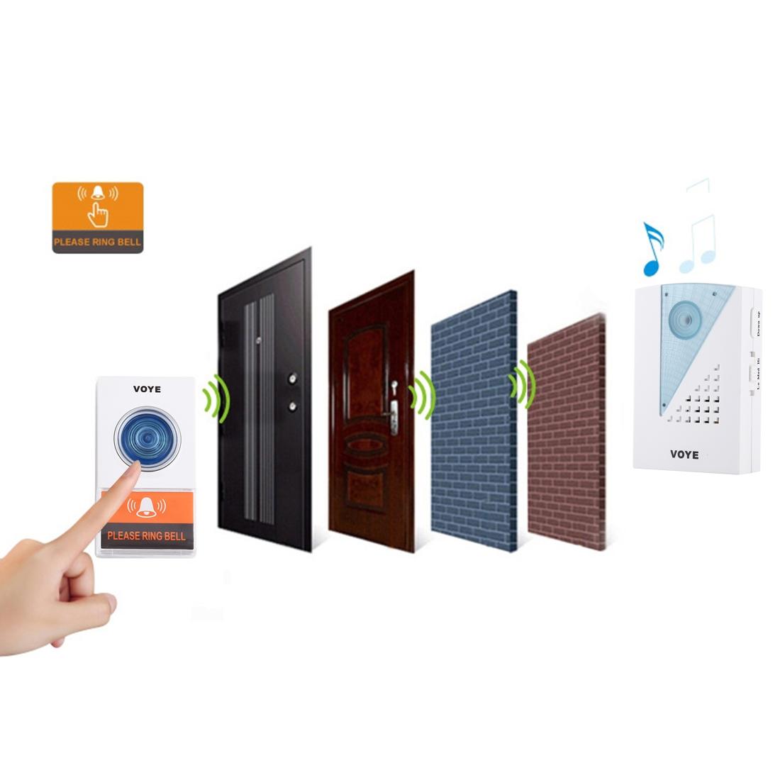 Wireless Doorbell With 38 Sounds And Remote Control With 38 Polyphony Sounds