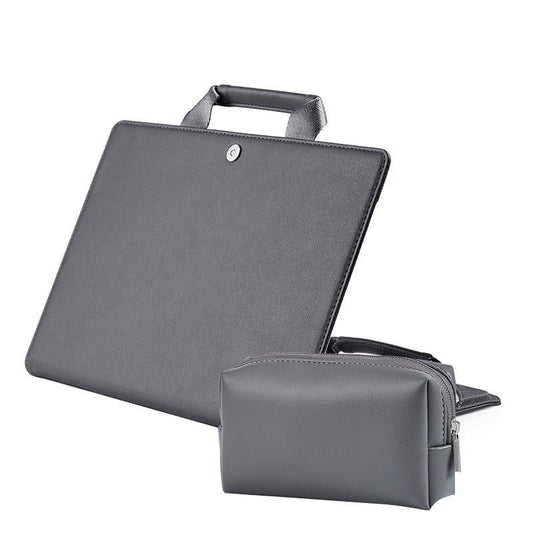 15.4 Inch Laptop Bag & Power Bag - Protective Tote For Macbook Pro - Dark Gray