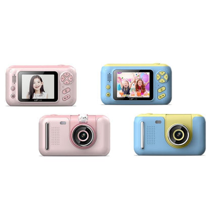 32Gb Memory Card & Card Reader Included With 2.4 Hd Reversible Kids Camera - Pink
